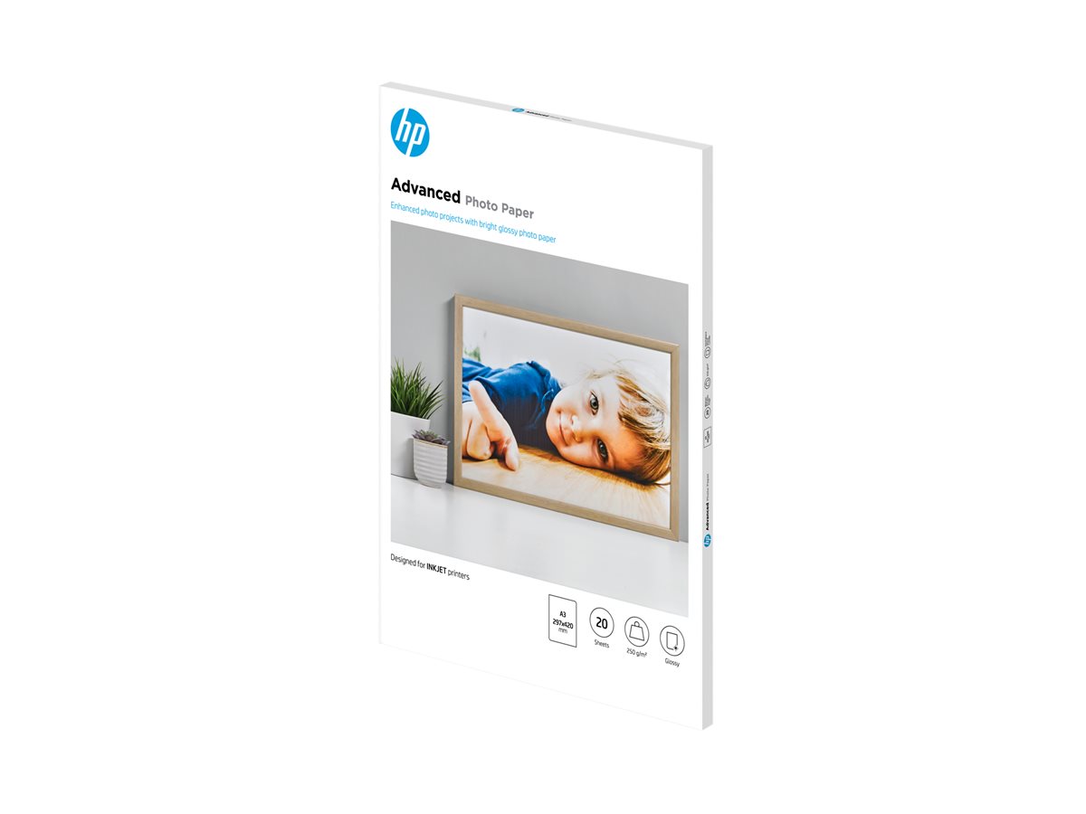 Papel Foto HP A3 Brilhante 250g 20 Folhas - Imagem 3