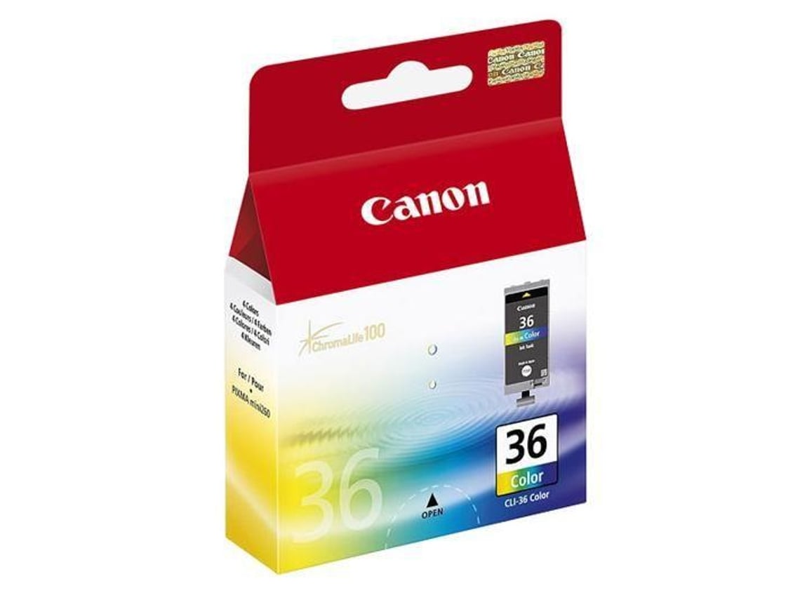 Tinteiro Canon CLI-36 Multicolor 12ml Original - Imagem 4