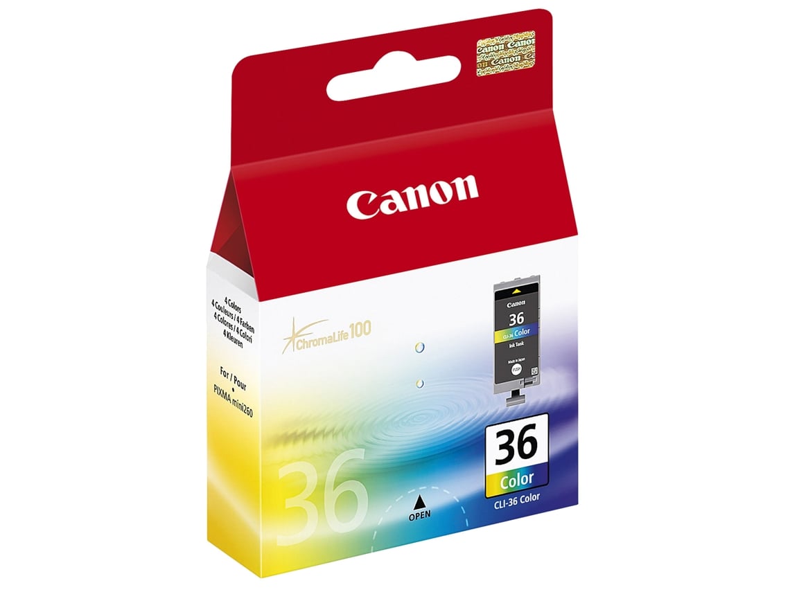 Tinteiro Canon CLI-36 Multicolor 12ml Original - Imagem 3