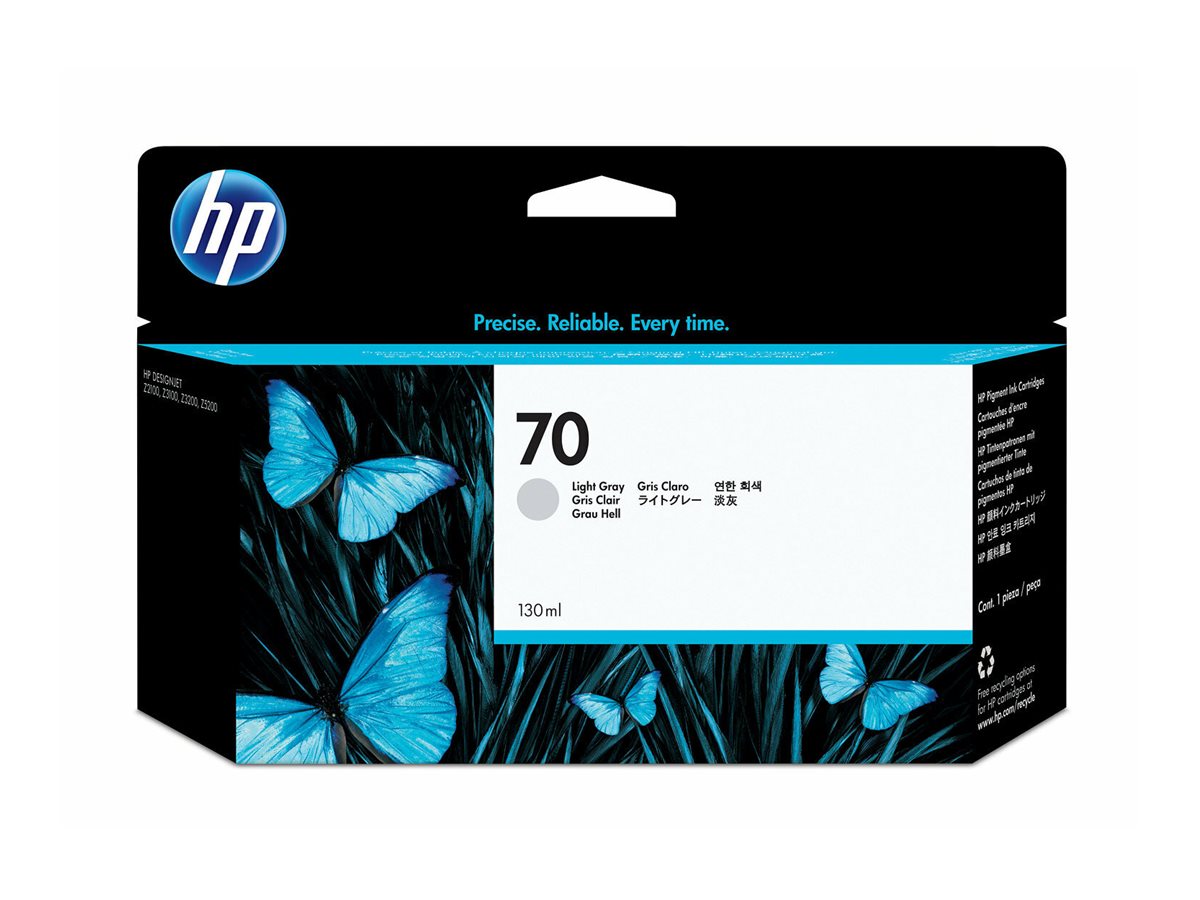 Tinteiro HP 70 Cinza Claro Original 130ml - Imagem 2