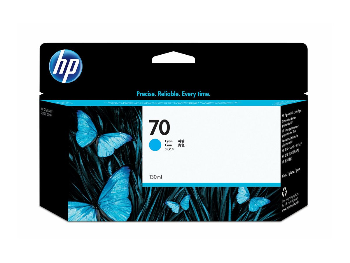 Tinteiro HP 70 Azul Cyan 130 ml Original - Imagem 3