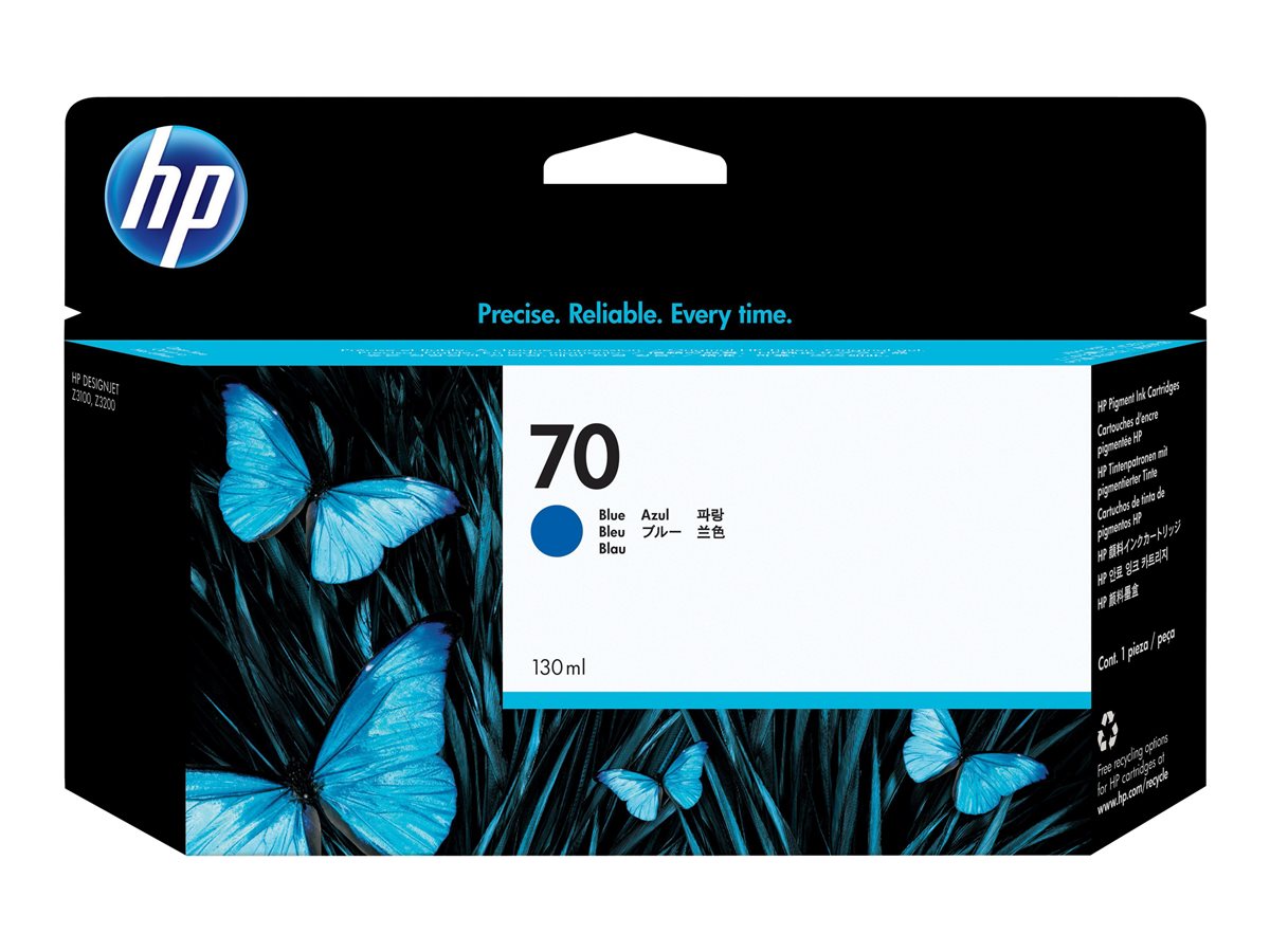 Tinteiro HP 70 130 ml Azul Original - Imagem 1