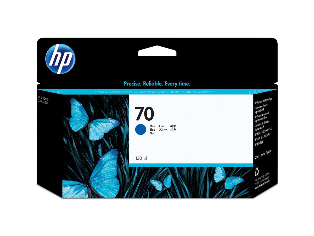 Tinteiro HP 70 130 ml Azul Original - Imagem 3