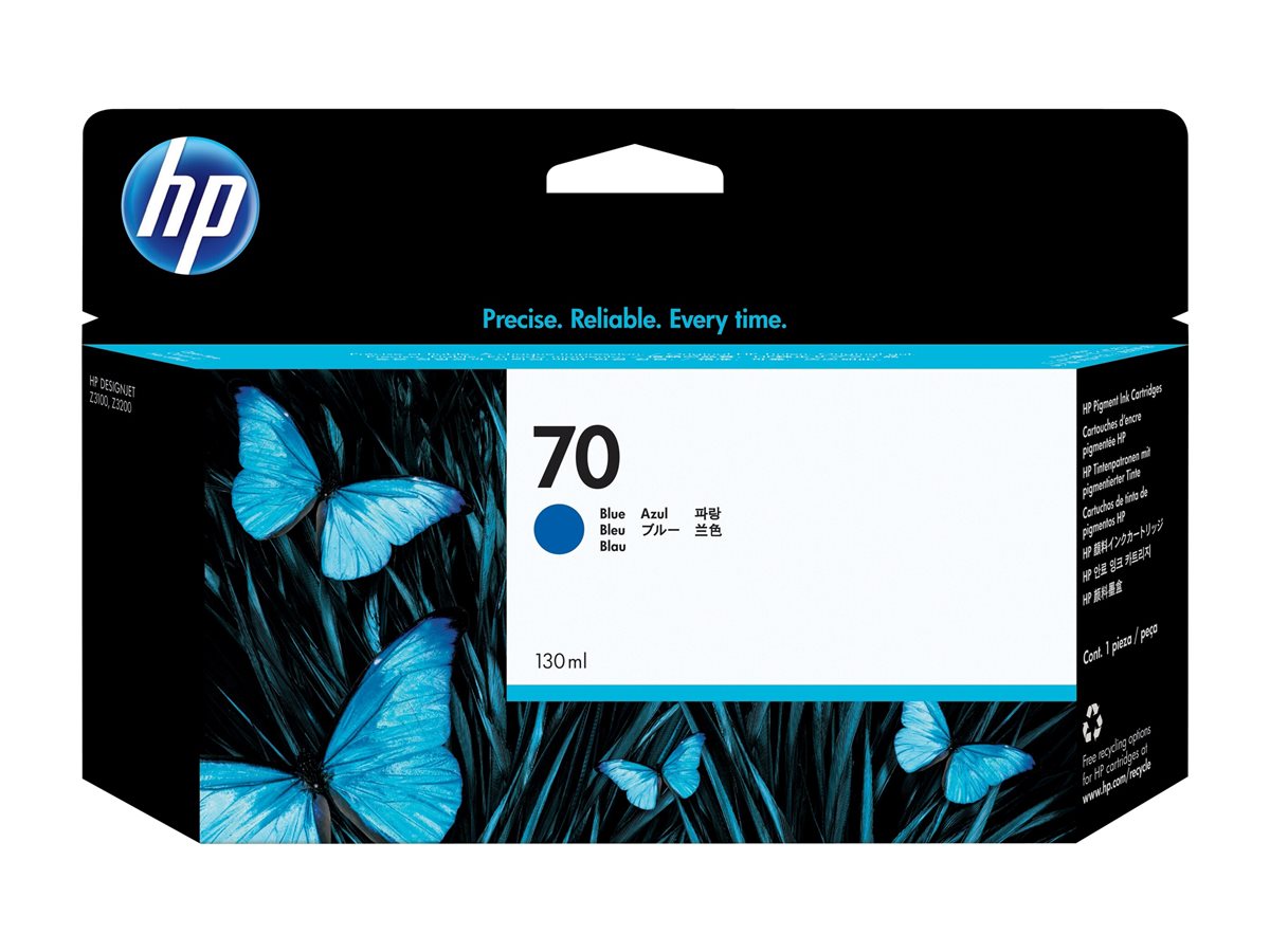 Tinteiro HP 70 130 ml Azul Original - Imagem 2