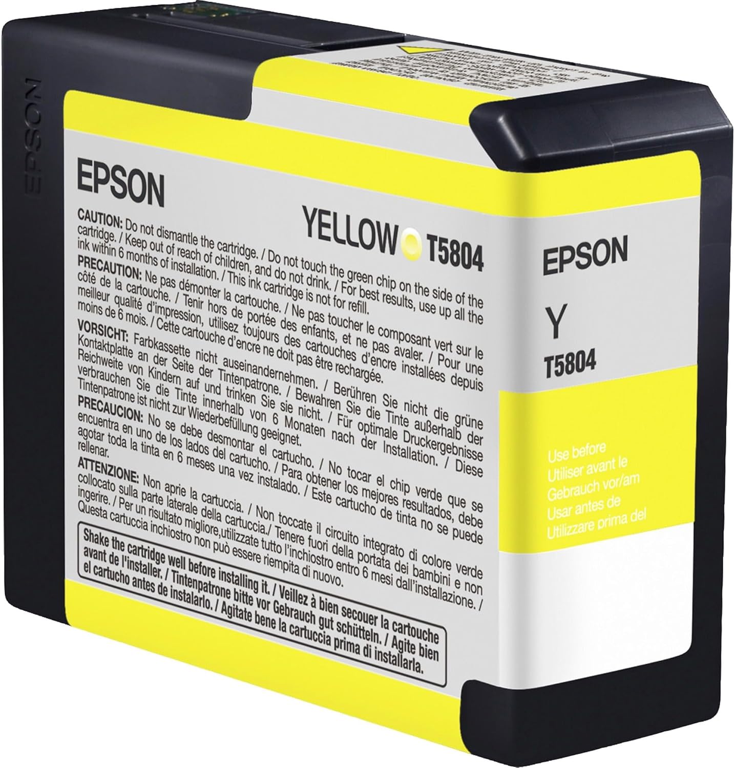 Tinteiro Epson T5804 Amarelo 80 ml Original - Imagem 4