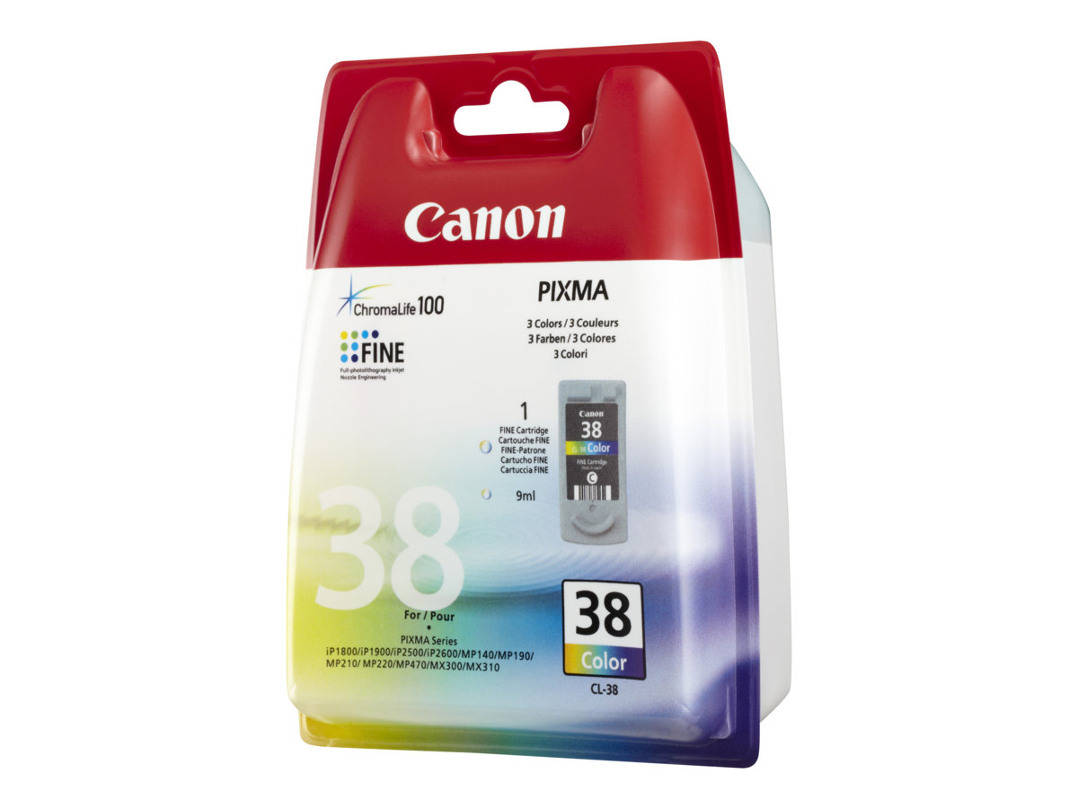 Tinteiro Canon CL-38 Cor Original 9 ml - Imagem 6