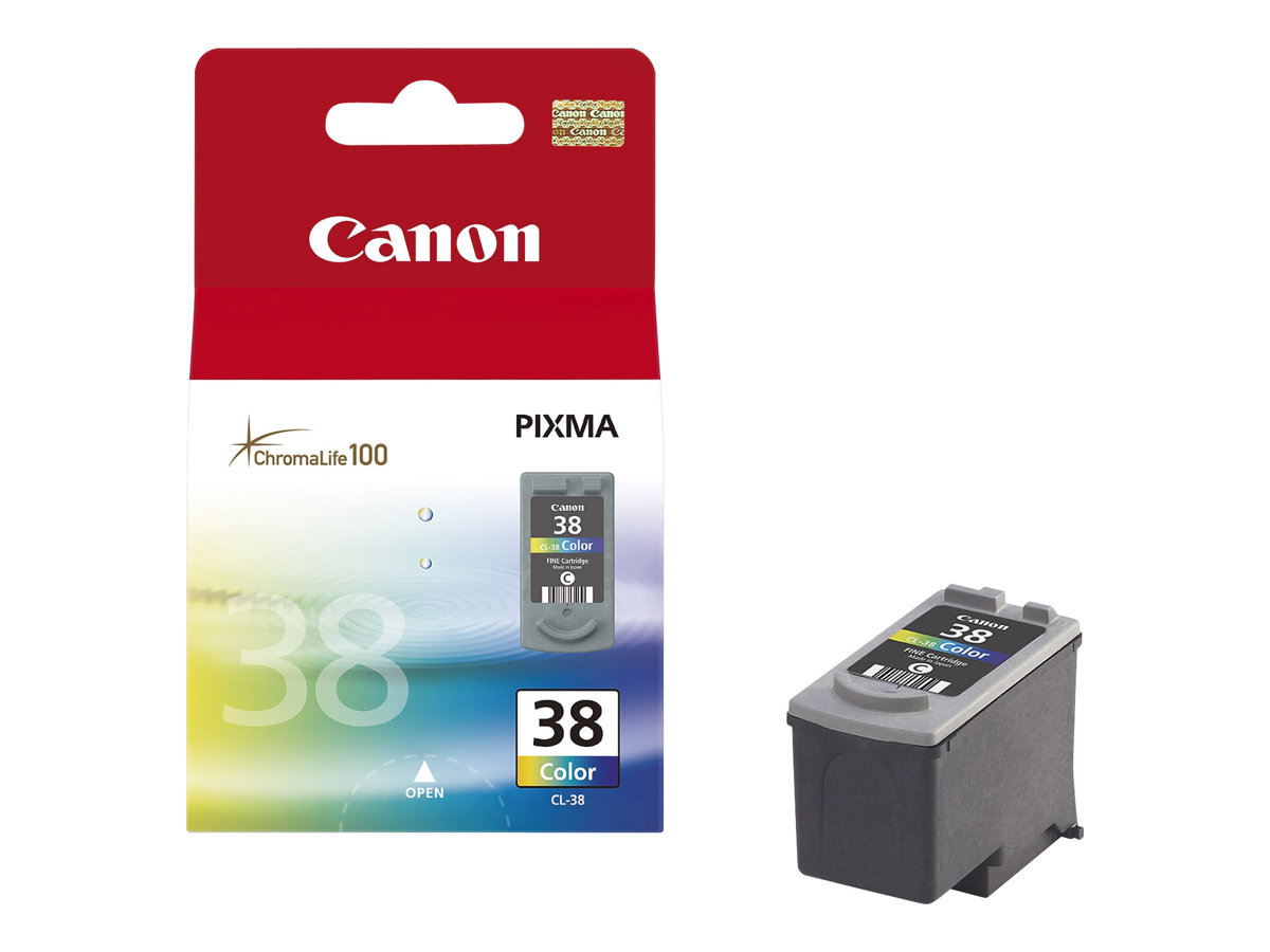 Tinteiro Canon CL-38 Cor Original 9 ml - Imagem 2