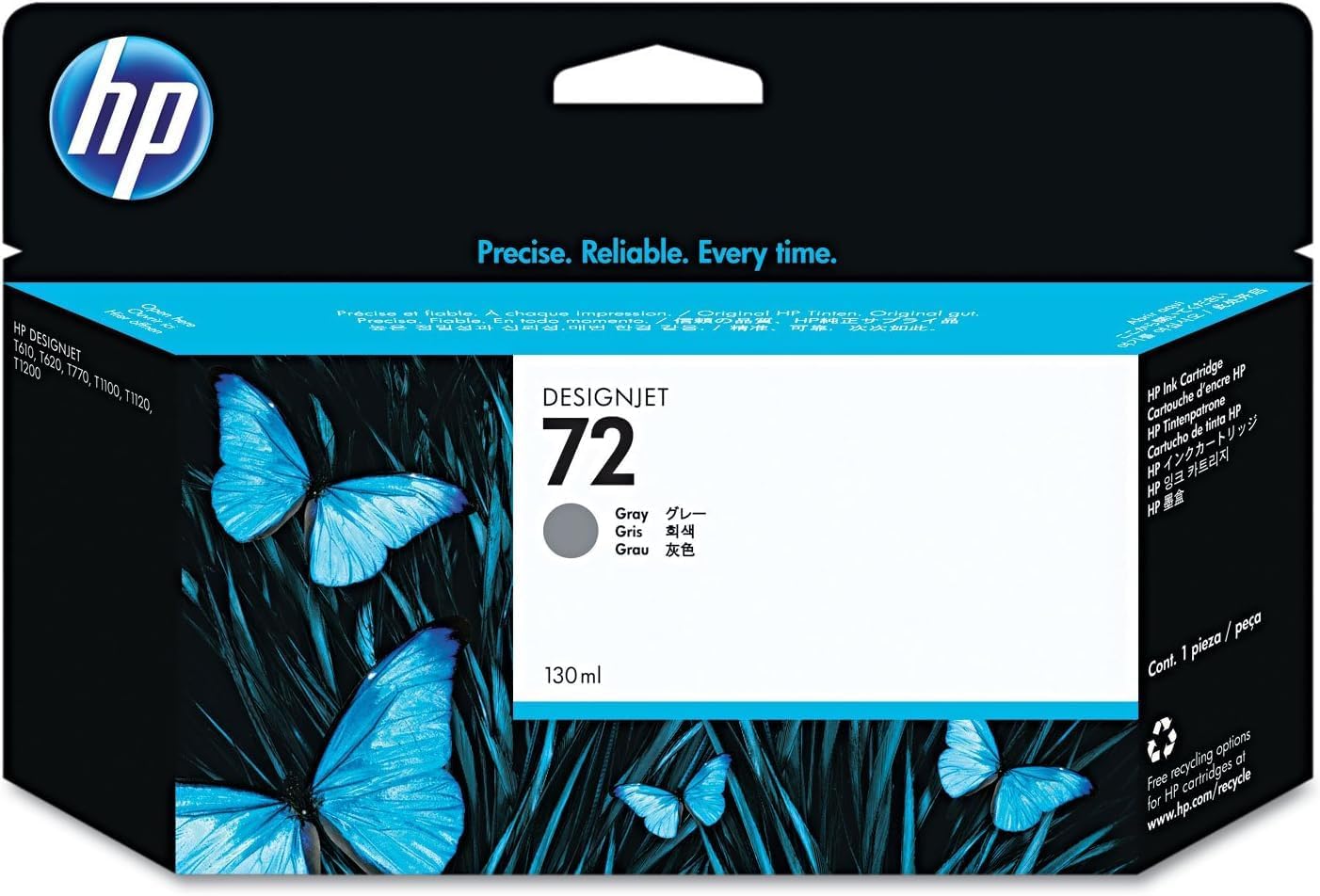 Tinteiro HP 72 Cinza 130ml Original