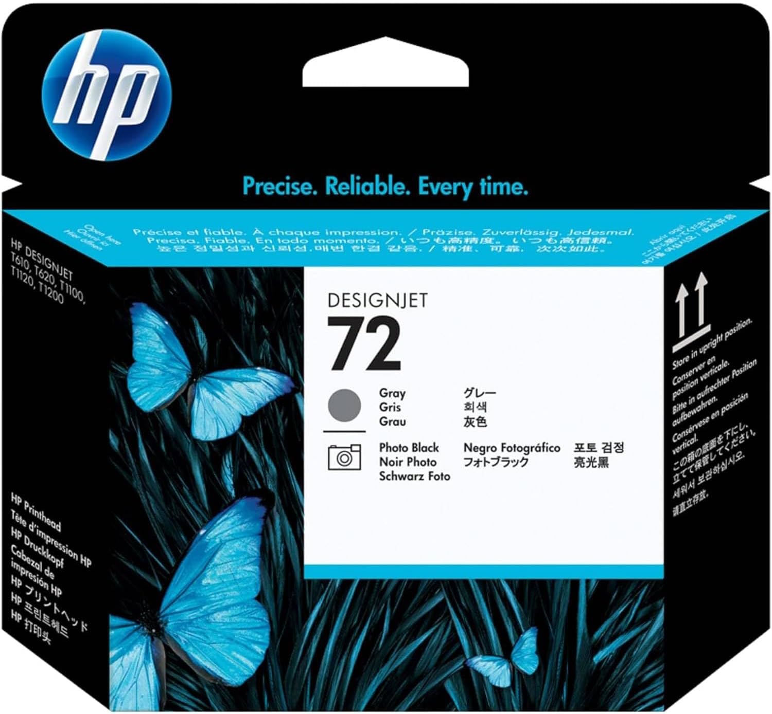 Cabeçote de Impressão HP 72 Cinza Preto Foto
