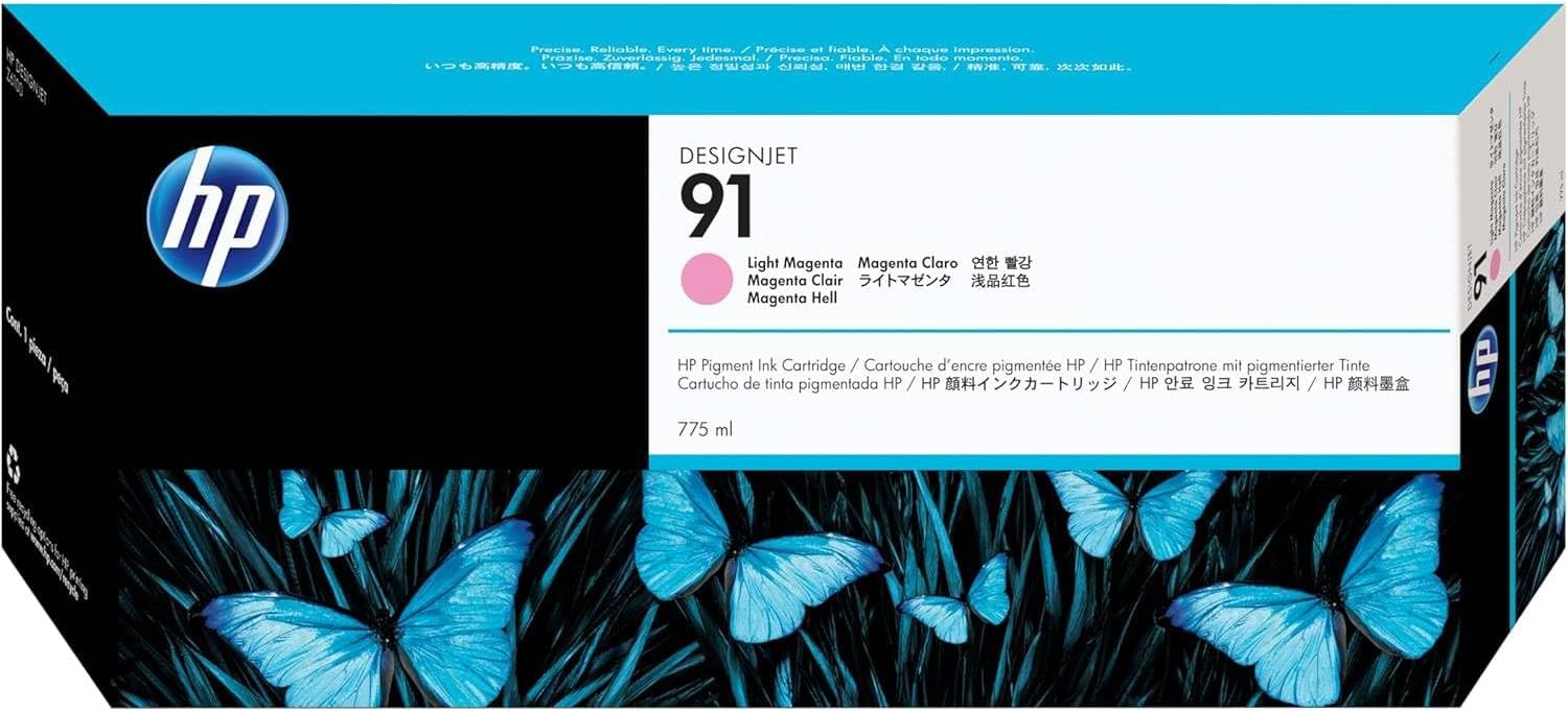 Tinteiro HP 91 Magenta Claro 775 ml Original - Imagem 1