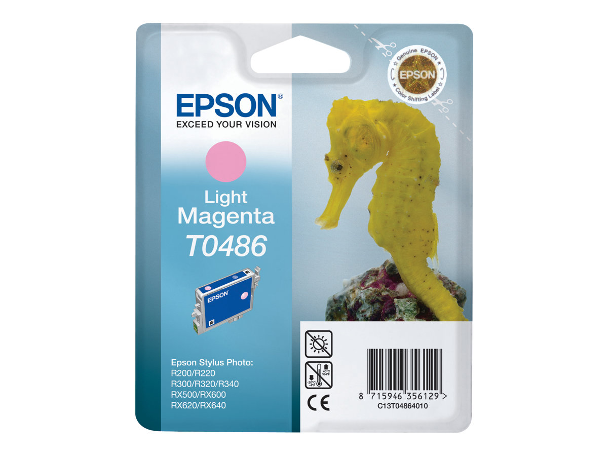 Tinteiro Epson T0486 Magenta Claro Original 13 ml - Imagem 1