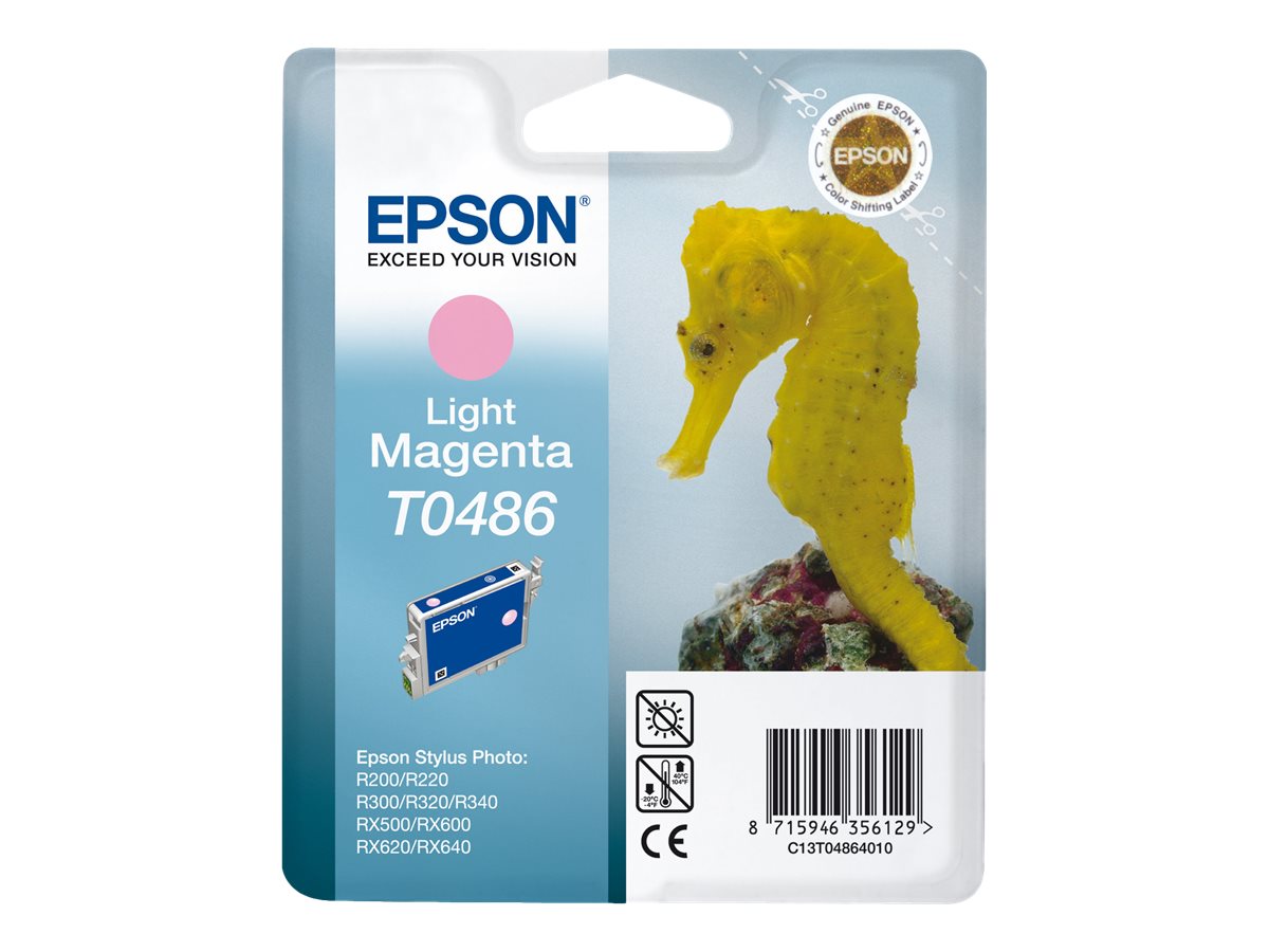 Tinteiro Epson T0486 Magenta Claro Original 13 ml - Imagem 2