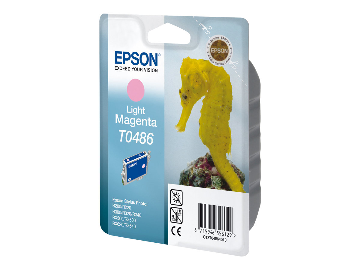 Tinteiro Epson T0486 Magenta Claro Original 13 ml - Imagem 3