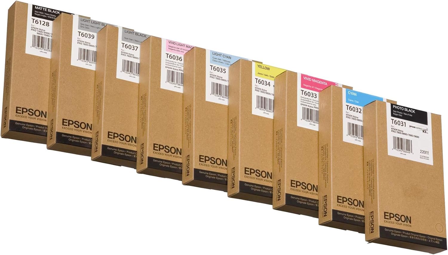 Tinteiro Epson T6037 220 ml Preto Claro Original - Imagem 3