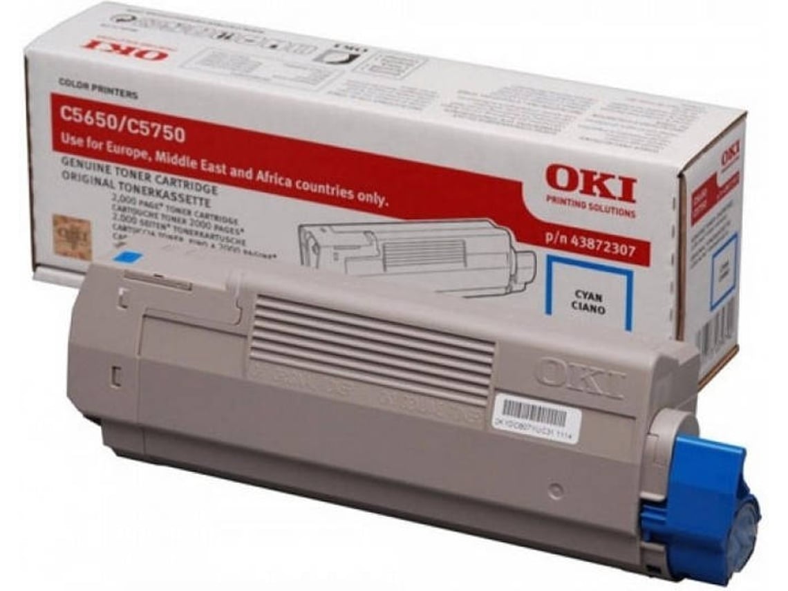 Cartucho Toner OKI Azul Cyan Original - Imagem 1
