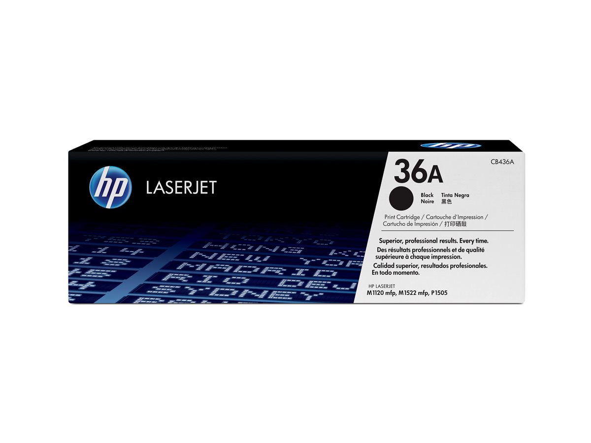 Cartucho Toner HP 36A Original Preto - Imagem 3