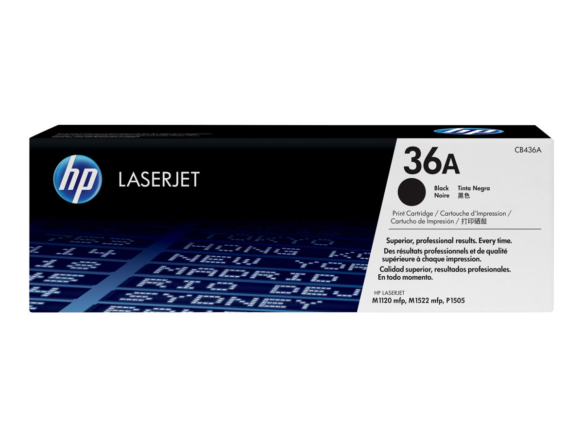 Cartucho Toner HP 36A Original Preto