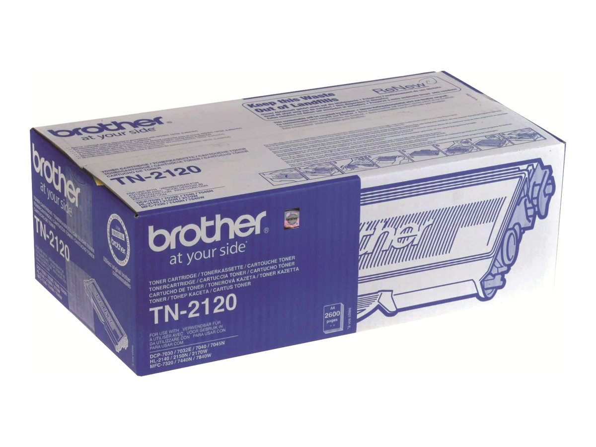 Cartucho de Toner Brother TN2120 Preto Original