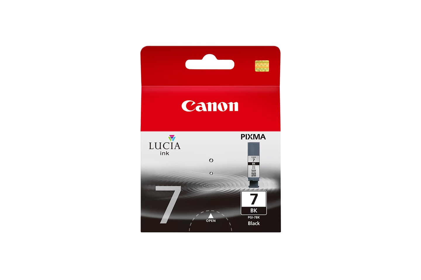 Tinteiro Canon PGI-7BK Preto Pigmentado 25ml Original 565 Páginas para PIXMA iX7000 MX7600 - Imagem 1