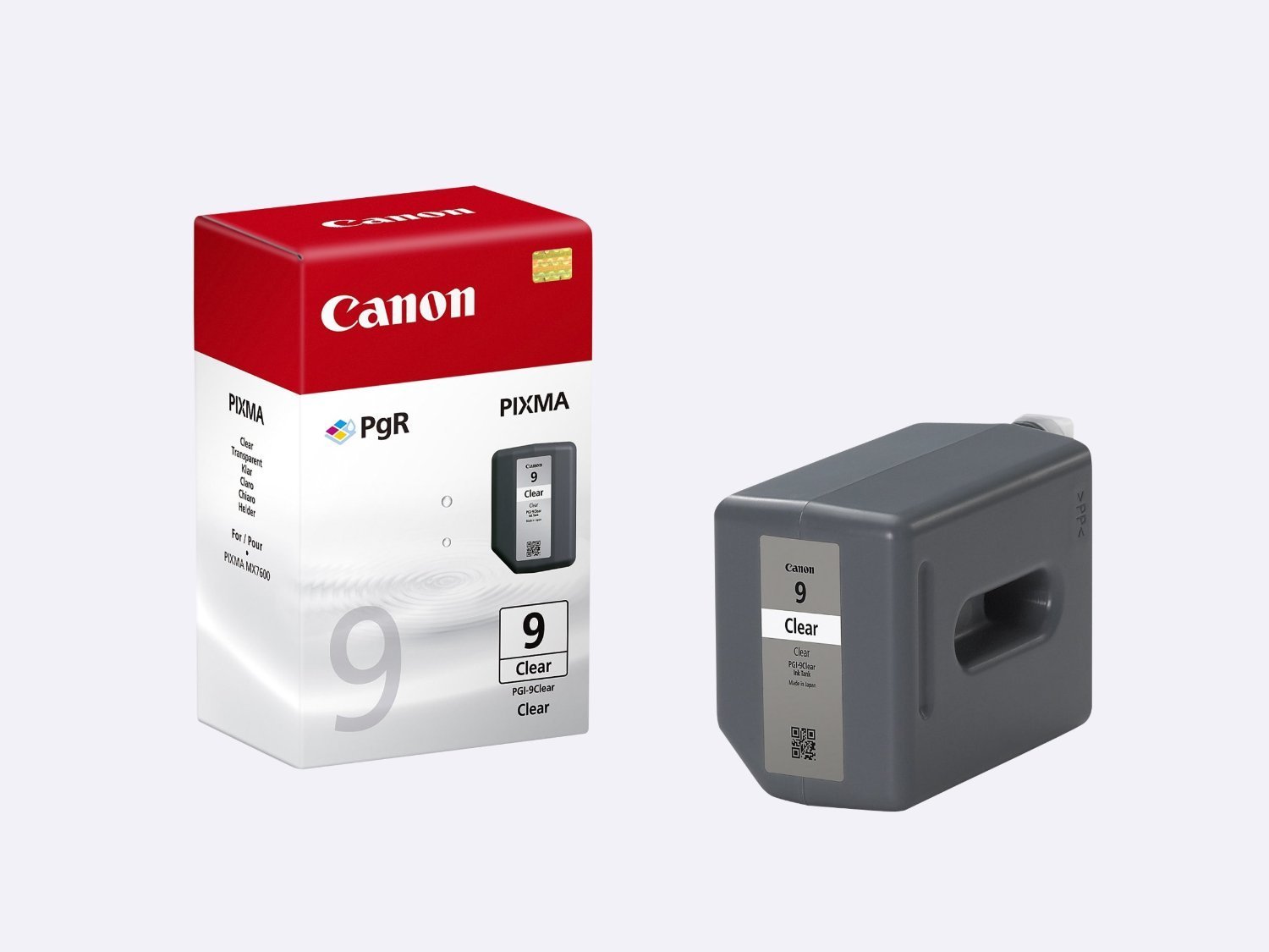 Tinteiro Canon PGI-9 Clear Tanque de Tinta Original 191 ml 1635 Páginas - Imagem 1