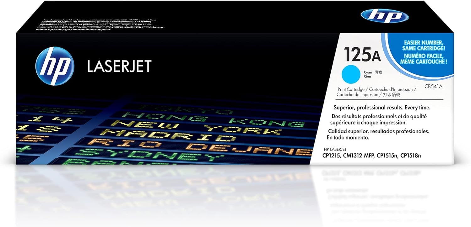 Cartucho Toner HP 125A Cyan Original - Imagem 1