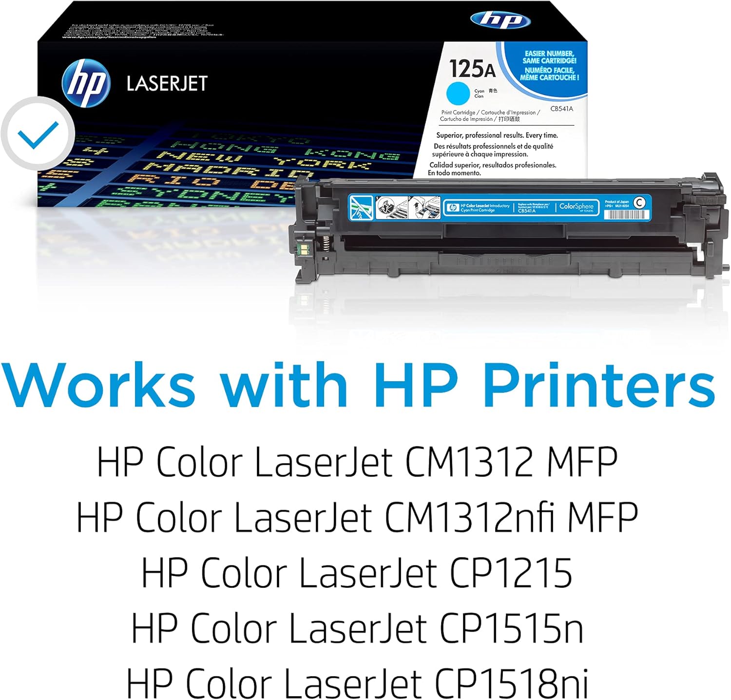 Cartucho Toner HP 125A Cyan Original - Imagem 2