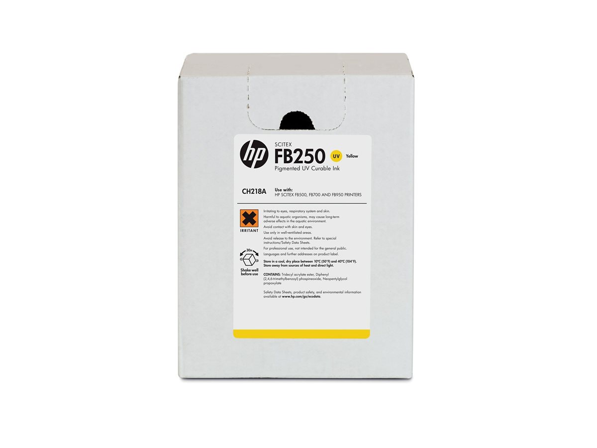 Tinta HP FB250 3L Amarelo Original - Imagem 1