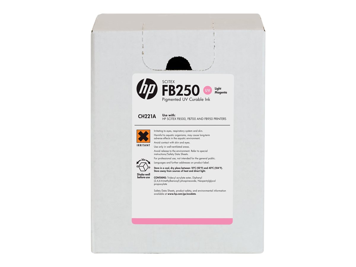 Tinta HP FB250 Magenta Claro 3L Original - Imagem 1