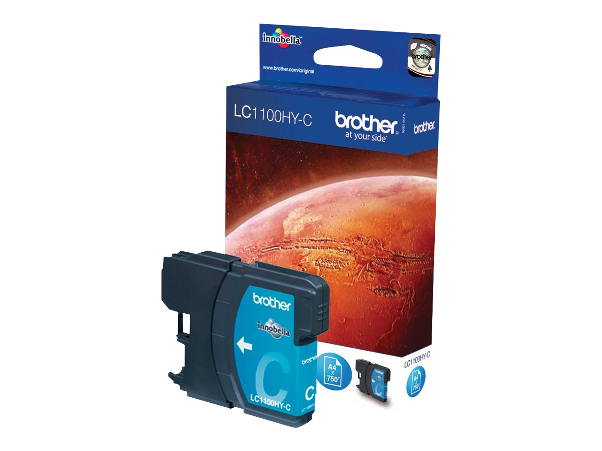 Tinteiro Brother LC1100HYC Ciano Alto Rendimento Original - Imagem 3