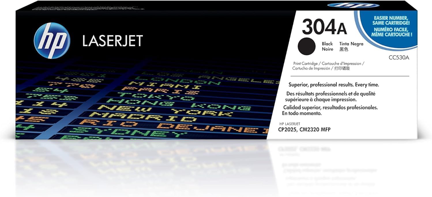 Toner HP 304A Preto Original - Imagem 1