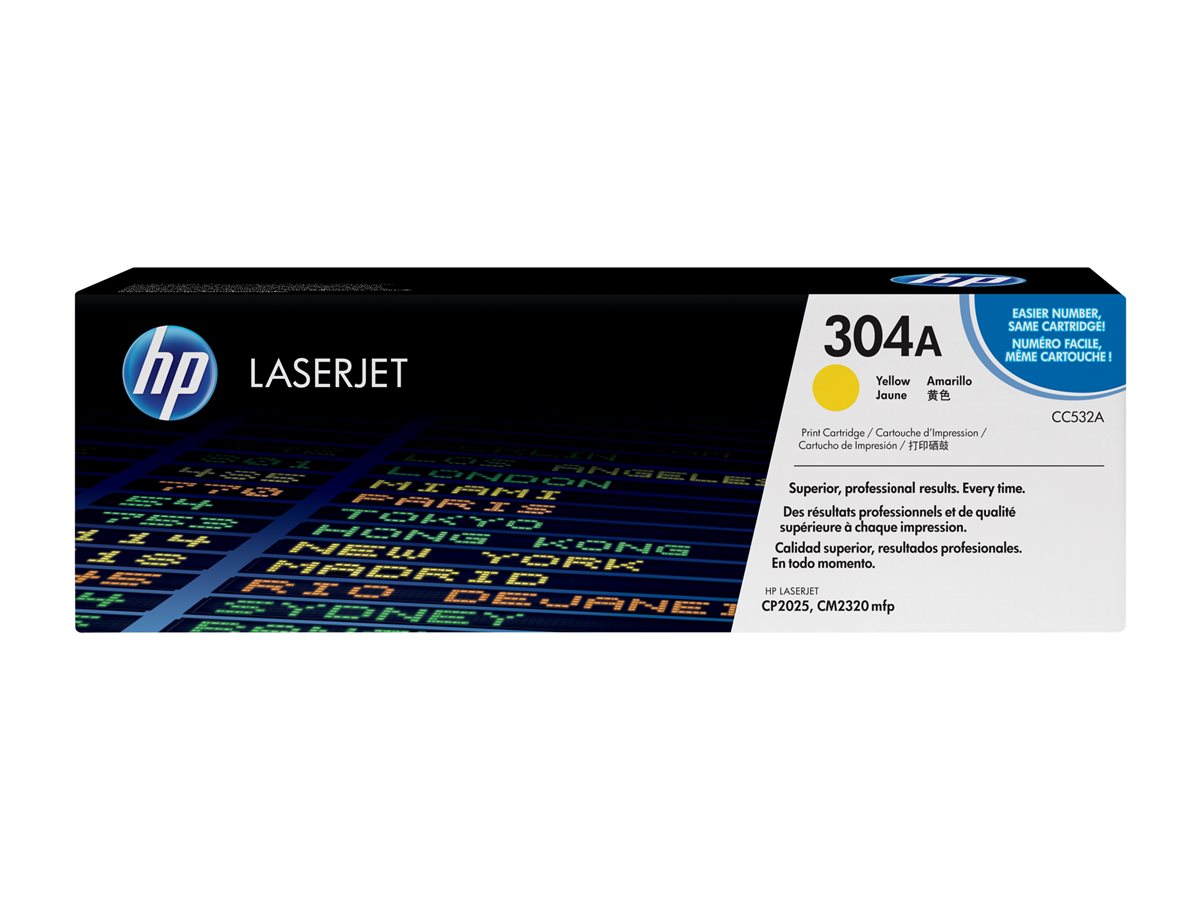 Cartucho Toner HP 304A Original Amarelo - Imagem 3