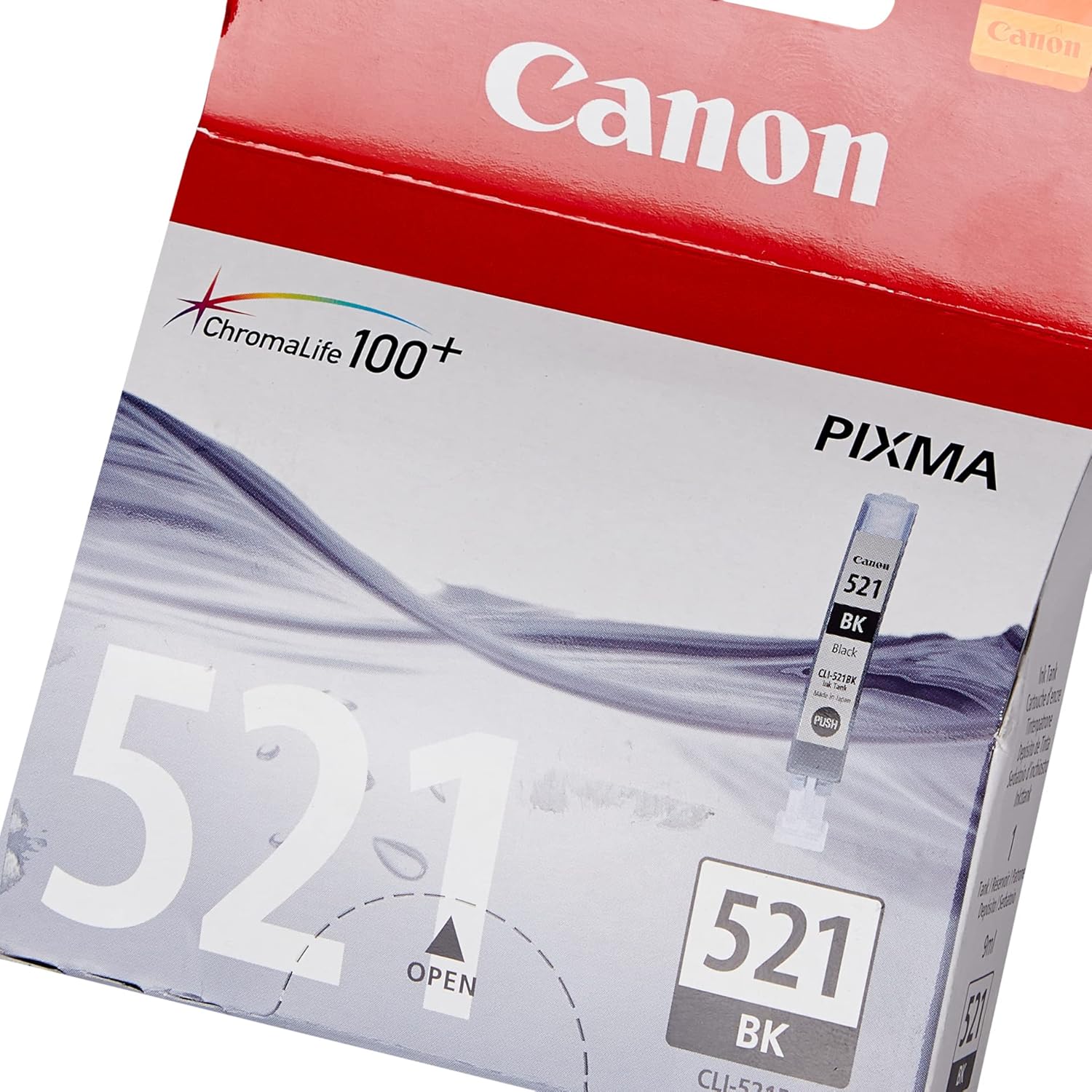 Tinteiro Canon CLI-521BK Preto Foto Original 9 ml - Imagem 3