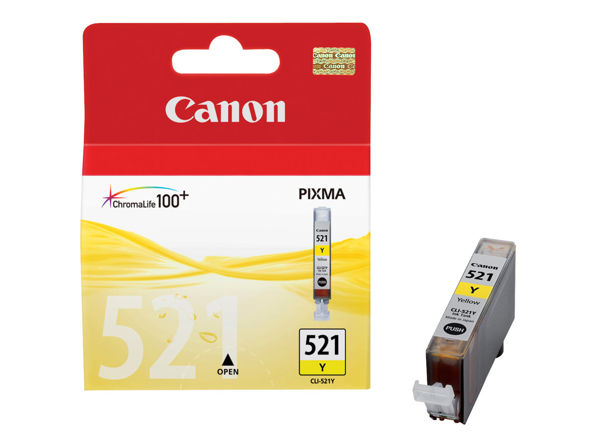 Tinteiro Canon CLI-521Y Amarelo 9ml Original - Imagem 3