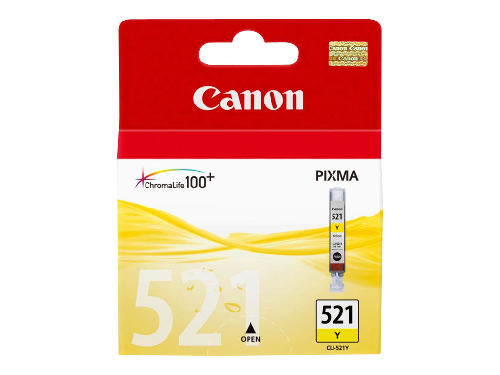 Tinteiro Canon CLI-521Y Amarelo 9ml Original