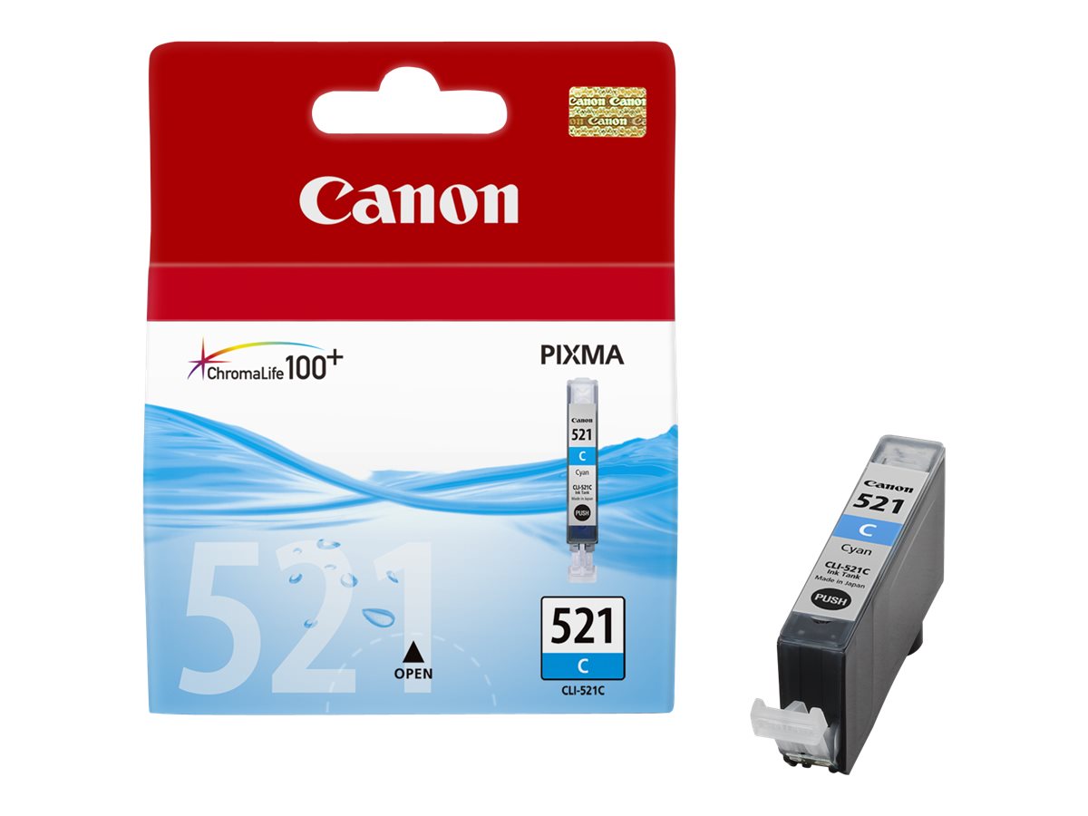 Tinteiro Canon CLI-521C Ciano 9 ml Original - Imagem 4