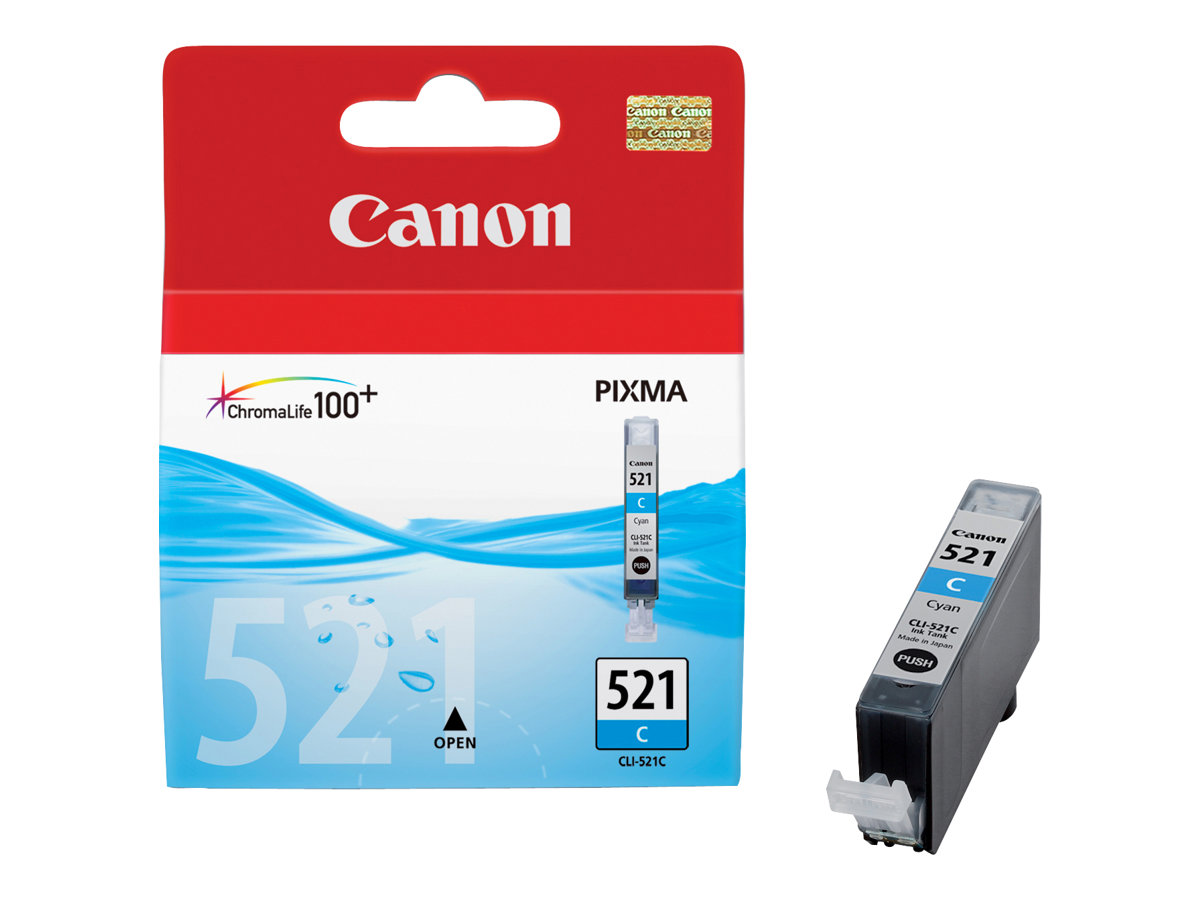 Tinteiro Canon CLI-521C Ciano 9 ml Original - Imagem 2