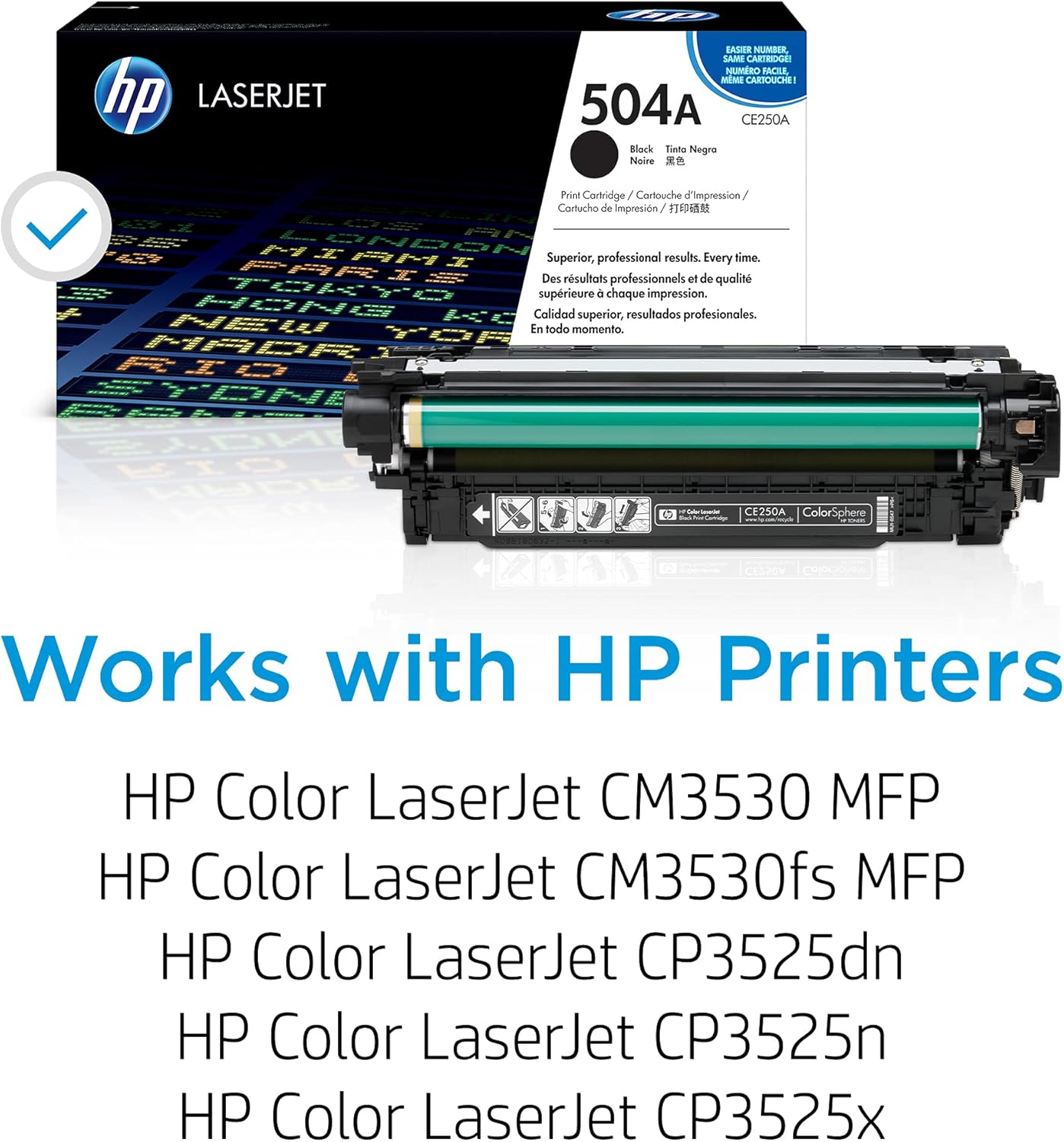Toner HP 504A Preto Original - Imagem 2