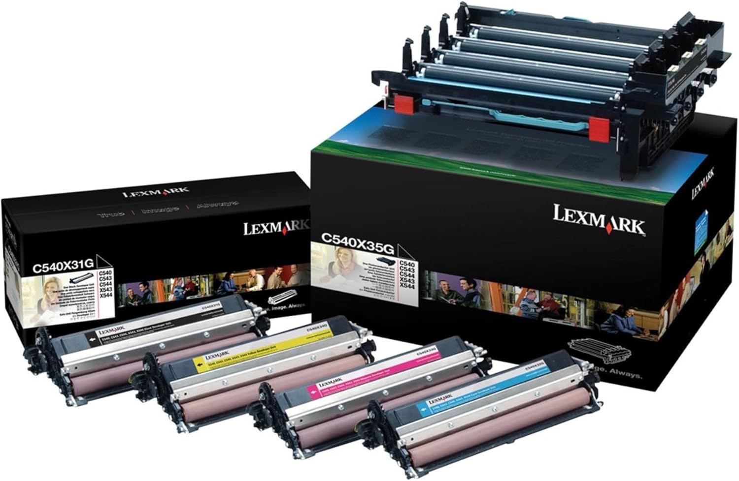 Unidade de Imagem Lexmark Kit 4 Cores Original - Imagem 3