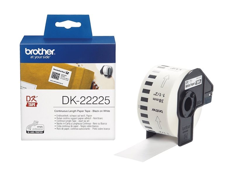 Etiqueta Contínua Brother DK-22225 38mm Branco - Imagem 3