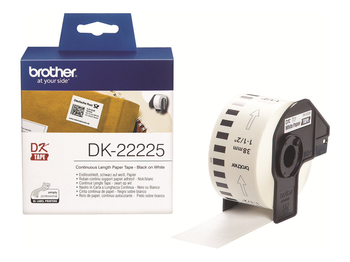 Etiqueta Contínua Brother DK-22225 38mm Branco - Imagem 2