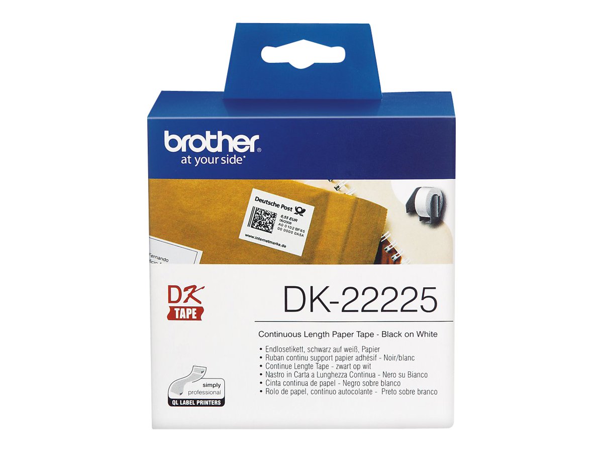 Etiqueta Contínua Brother DK-22225 38mm Branco