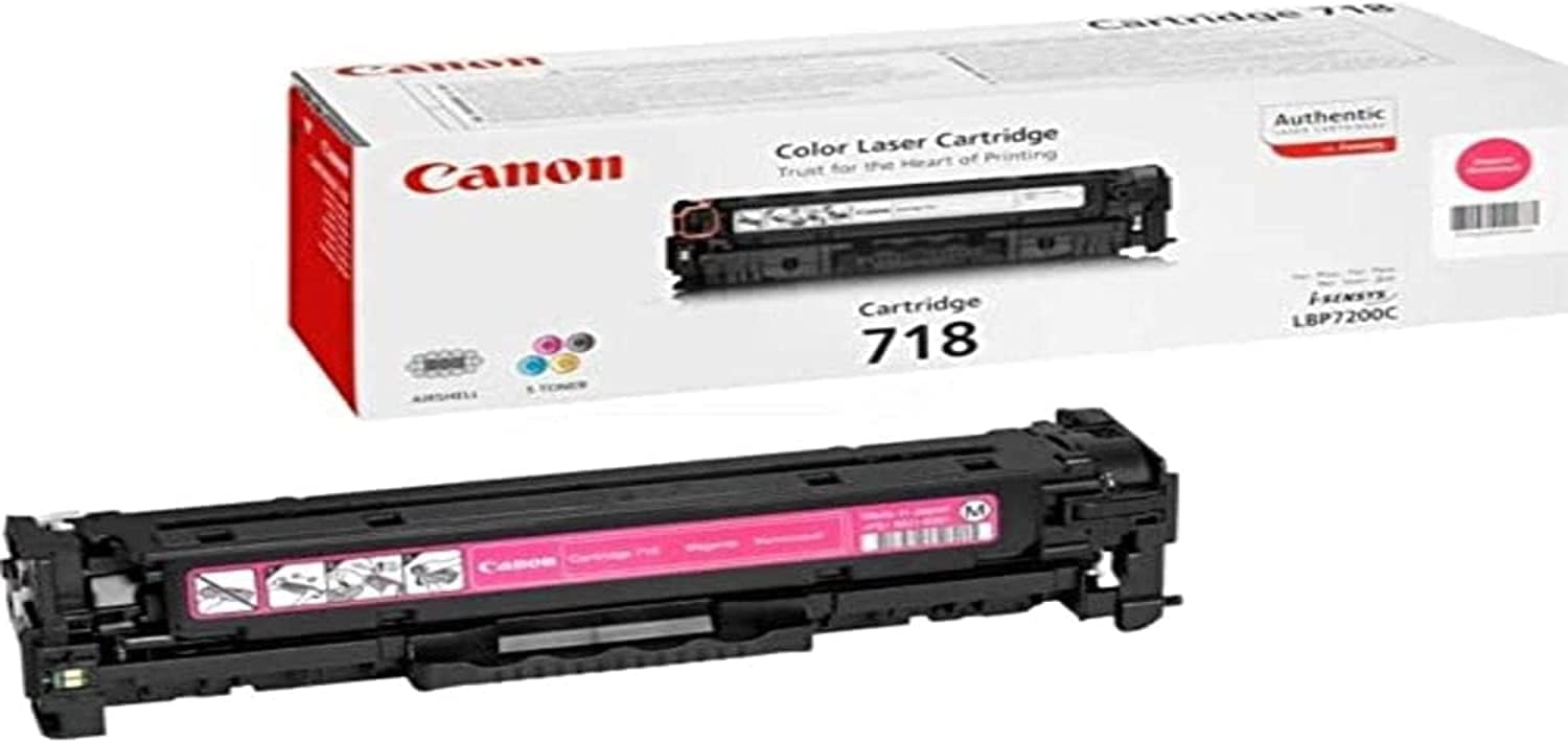 Cartucho Toner Canon 718 Magenta Original