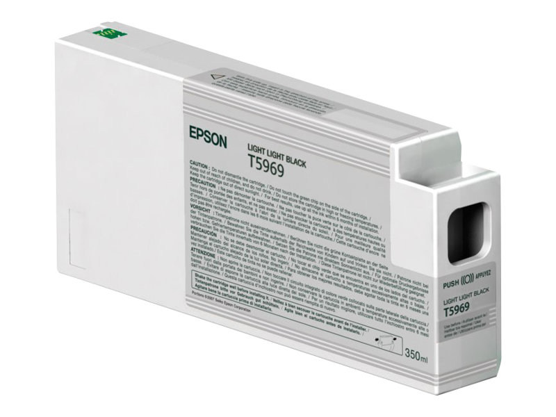 Tinteiro Epson T5969 350ml Preto Leve Claro Original - Imagem 2