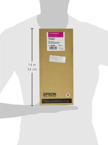 Tinteiro Epson T5963 350ml Magenta Vivo Original - Imagem 3