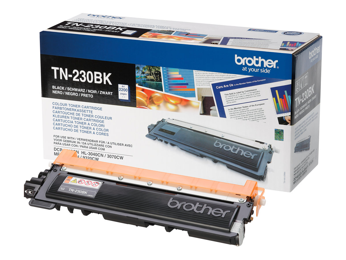Cartucho de Toner Brother TN230BK Preto Original - Imagem 2