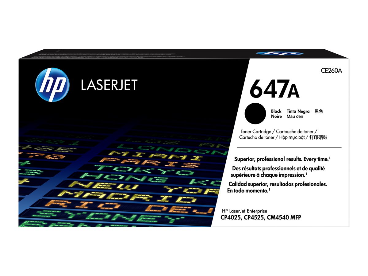 Cartucho Toner HP 647A Preto Original - Imagem 1