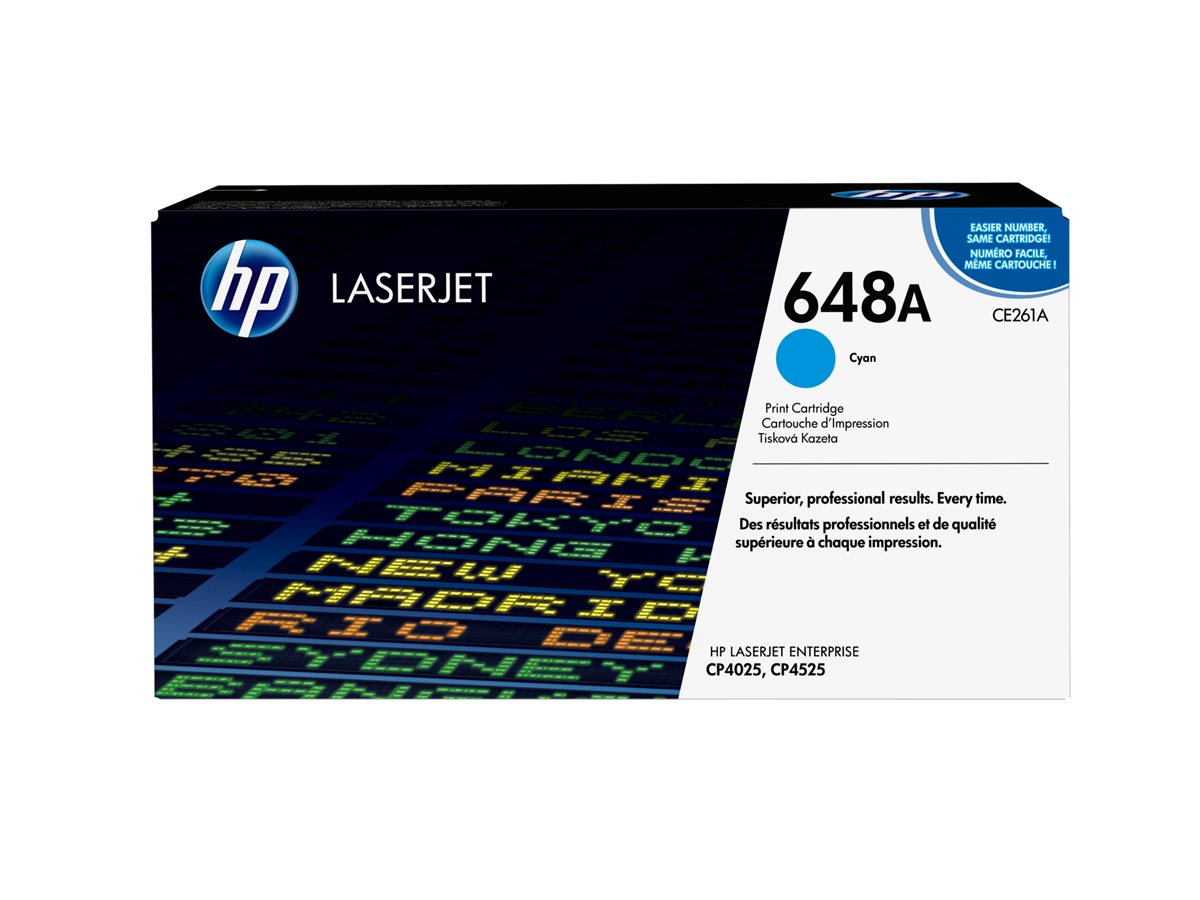 Cartucho Toner HP 648A Ciano Original - Imagem 2
