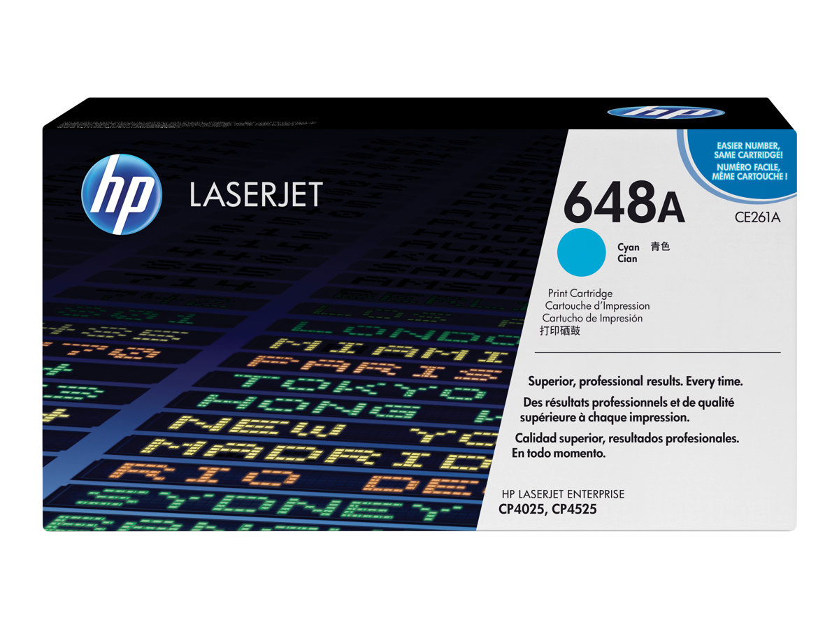 Cartucho Toner HP 648A Ciano Original
