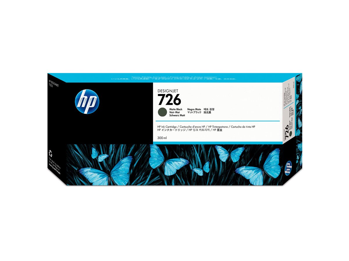 Tinteiro HP 726 Preto Opaco 300 ml Original - Imagem 2