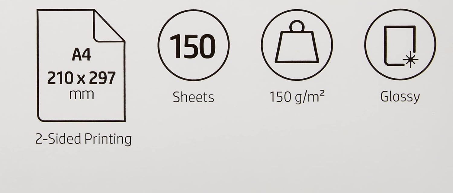 Papel Fotográfico HP Professional Brilhante A4 150g 150 folhas - Imagem 4
